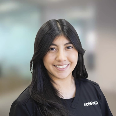 A headshot of Carina Chambers a Chiropractic Assistant at Core Med.