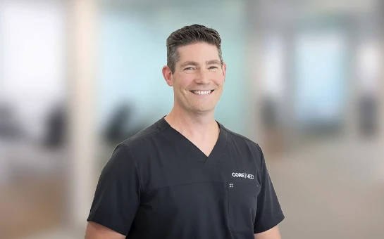 Dr. Ryan Hasenclever, a chiropractor at Core Med.